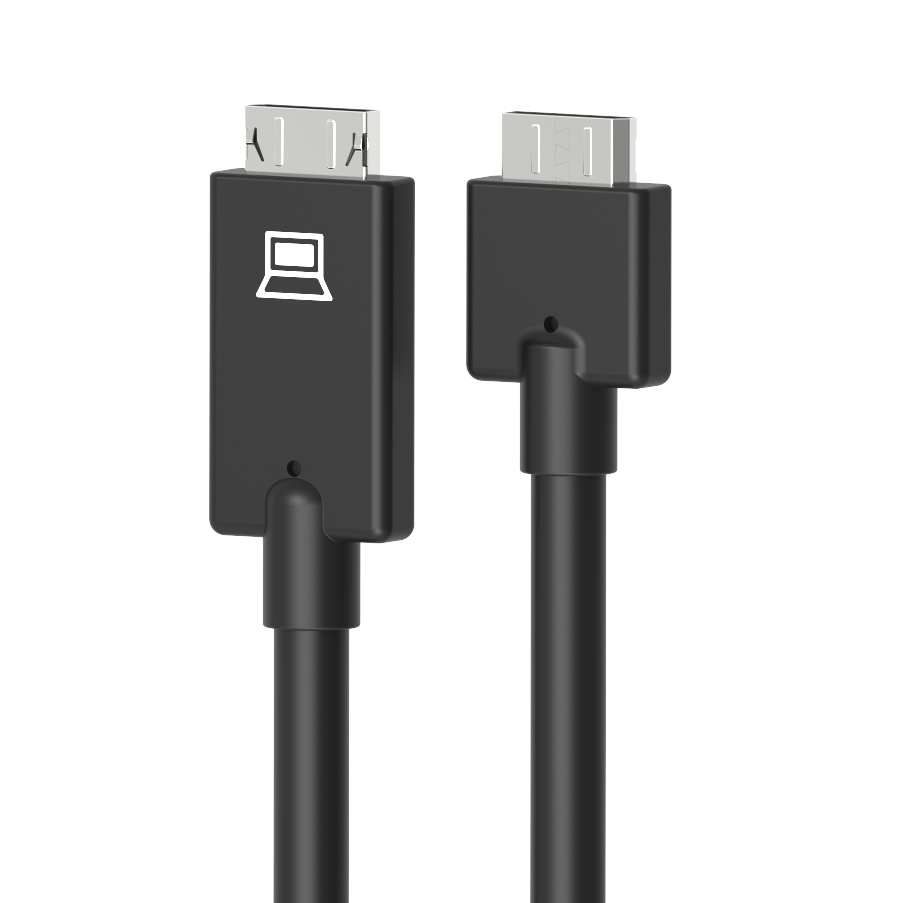 Oculink Male to Male Straight Head